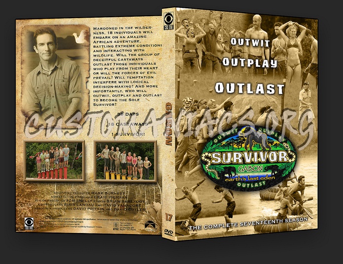Survivor Gabon - Season 17 dvd cover