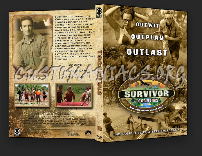 Survivor Tocantins - Season 18 dvd cover