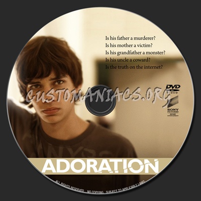 Adoration dvd label