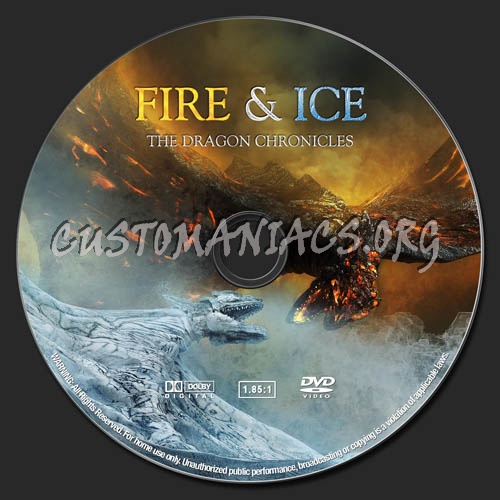 Fire & Ice dvd label