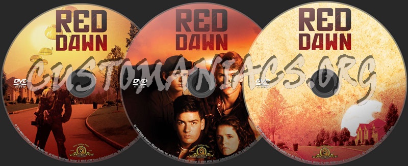 Red Dawn dvd label