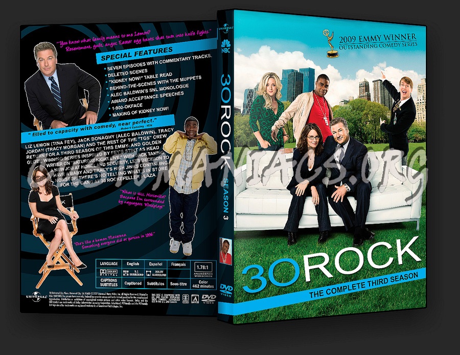 30 Rock Season 3 dvd cover