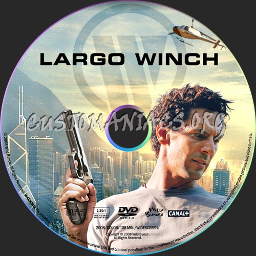 Largo Winch dvd label