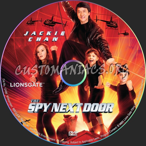 The Spy Next Door dvd label