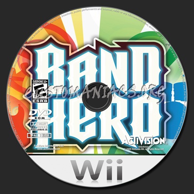 Band Hero dvd label