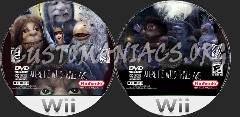 Where the Wild Things Are dvd label