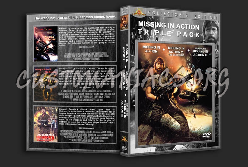 Missing in Action Triple Feature dvd cover