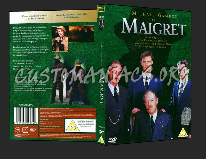 Maigret Series 2 Part 1 dvd cover