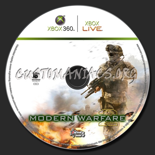 Call of Duty - Modern Warfare 2 dvd label