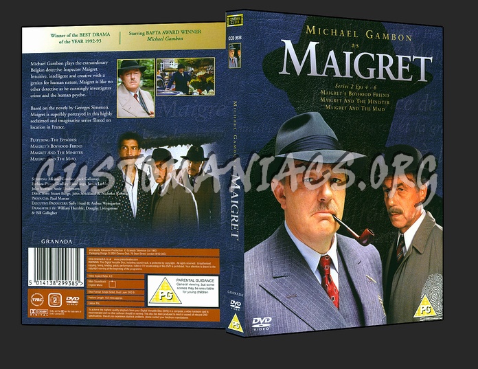 Maigret Series 1 Part 1 dvd cover