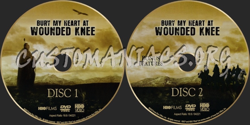Bury My Heart At Wounded Knee dvd label