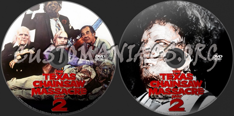 The Texas Chainsaw Massacre 2 dvd label