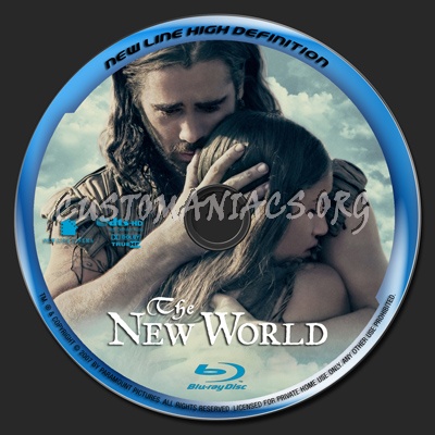 The New World blu-ray label
