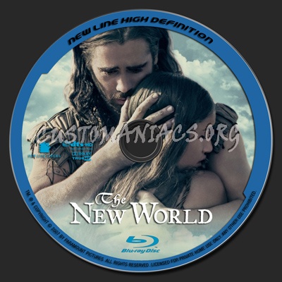 The New World blu-ray label