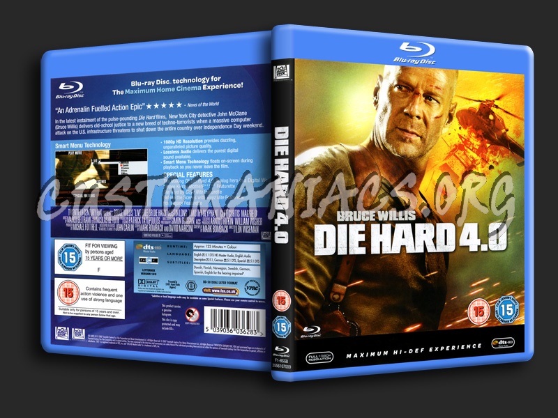 Die Hard 4 blu-ray cover