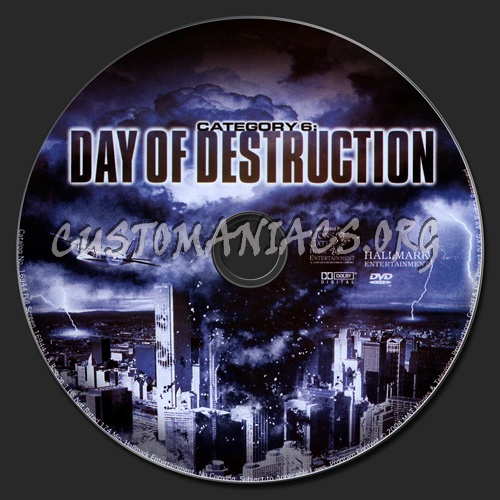 Category 6 - Day Of Destruction dvd label