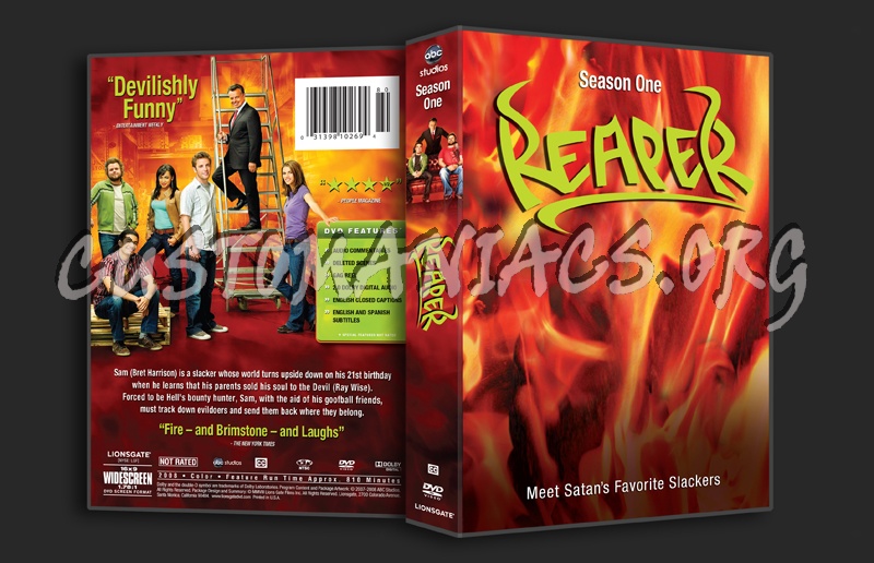 Reaper Season 1 dvd cover
