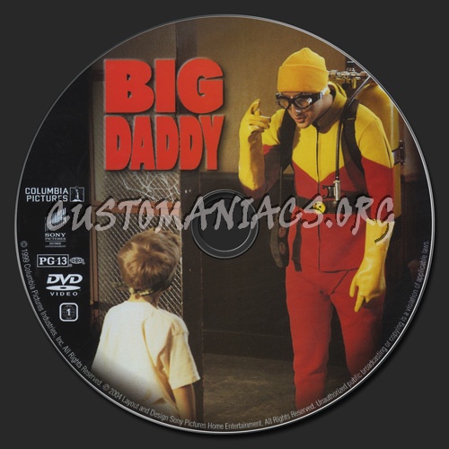 Big Daddy dvd label