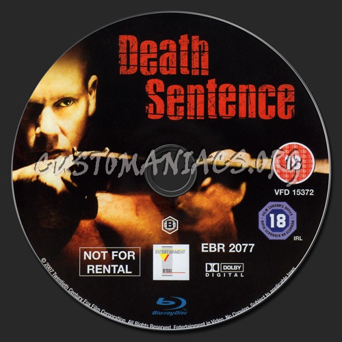 Death Sentence blu-ray label