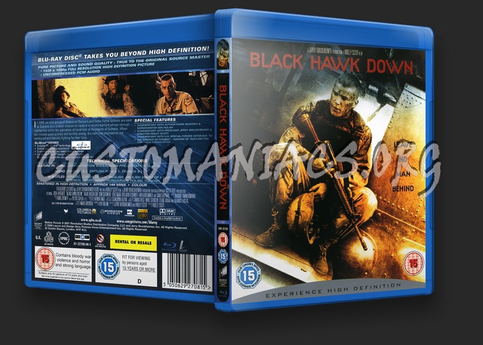 Black Hawk Down blu-ray cover