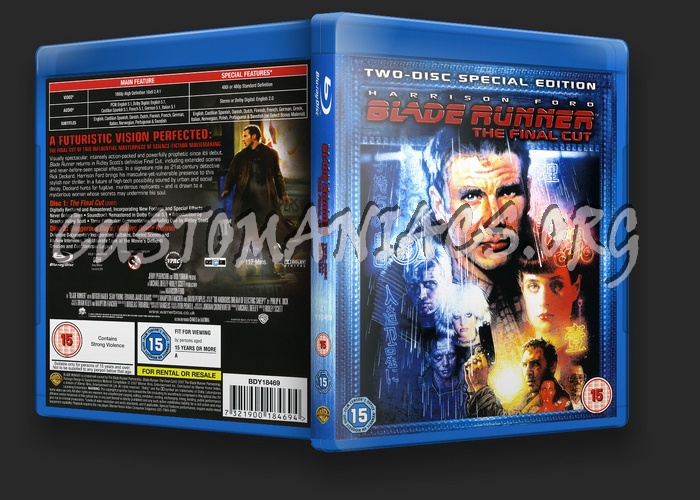 Blade Runner The Final Cut blu-ray cover