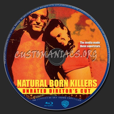 Natural Born Killers blu-ray label