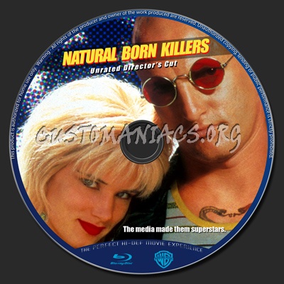 Natural Born Killers blu-ray label