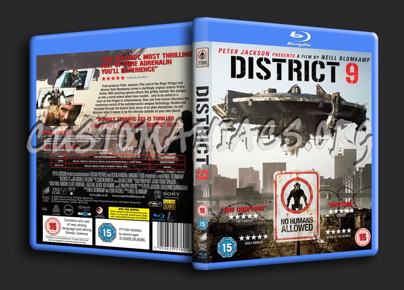 District 9 blu-ray cover