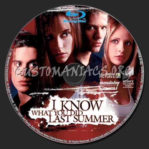 I know What You Did Last Summer blu-ray label