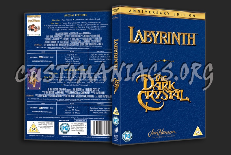 Labyrinth / The Dark Crystal dvd cover