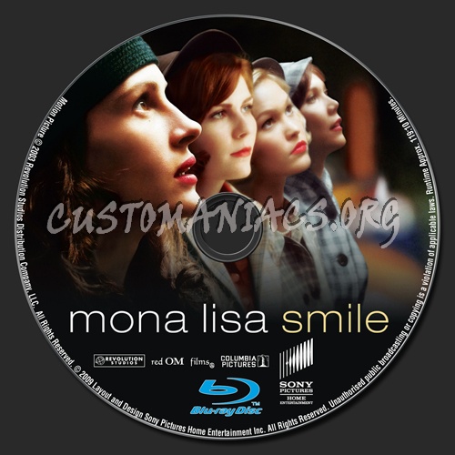 Mona Lisa Smile blu-ray label