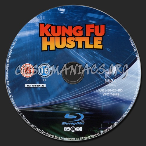 Kung Fu Hustle blu-ray label