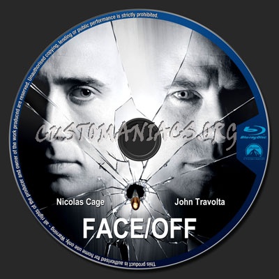 Face/Off blu-ray label