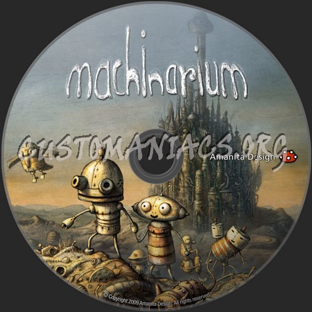 Machinarium dvd label