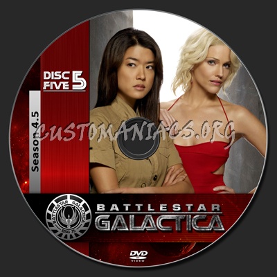 Battlestar Galactica Season 4.5 dvd label
