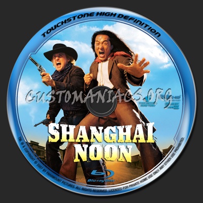 Shanghai Noon blu-ray label