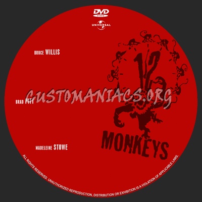 12 Monkeys dvd label