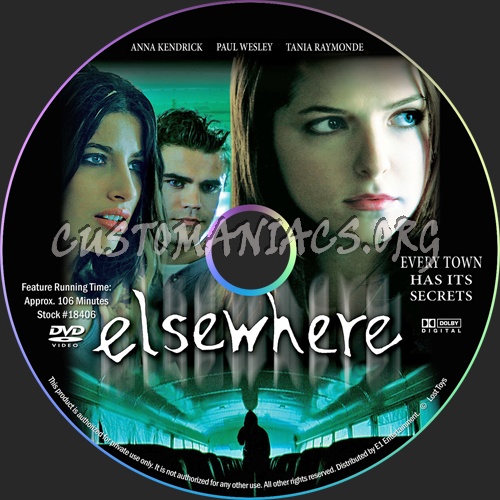 Elsewhere dvd label