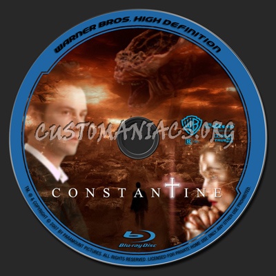 Constantine blu-ray label