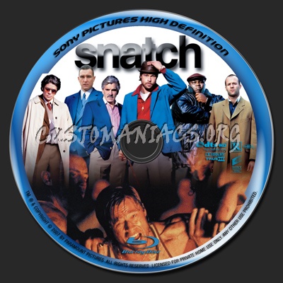 snatch blu-ray label