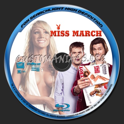 Miss March blu-ray label