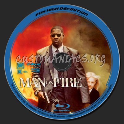 Man on Fire blu-ray label