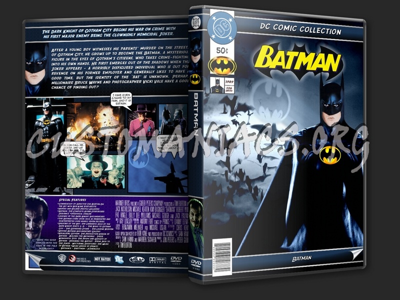 Batman DC Comics Collection dvd cover