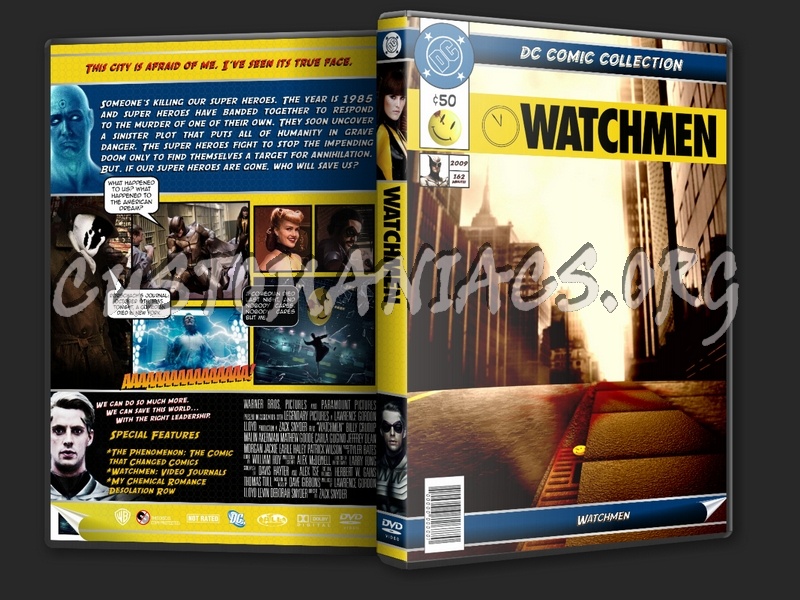 Watchmen DC Comic Collection dvd cover