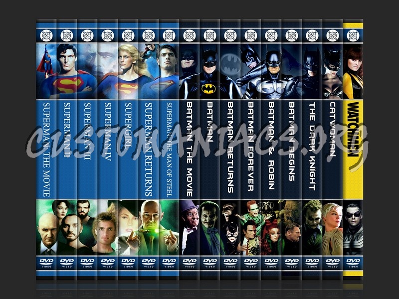 Batman DC Comics Collection dvd cover