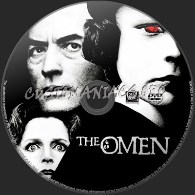 The Omen Trilogy dvd label