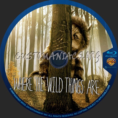 Where the Wild Things Are blu-ray label