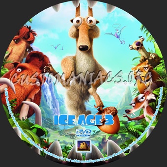 Ice Age 3 dvd label
