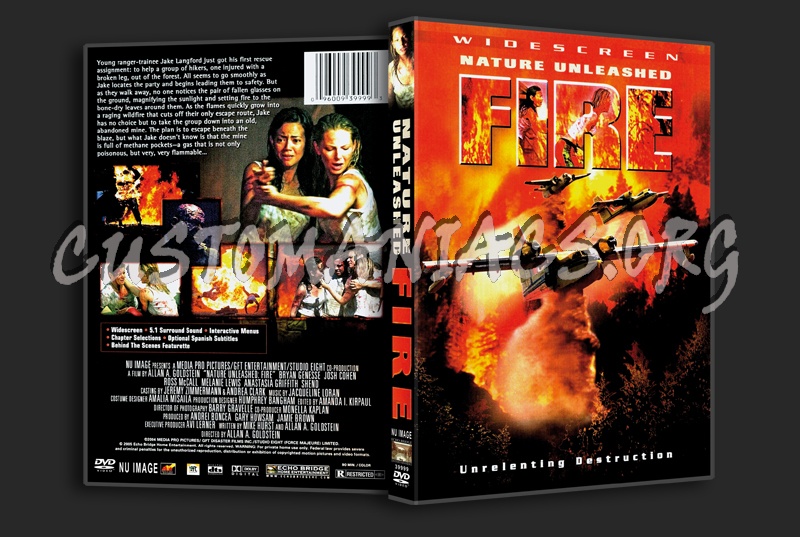 Nature Unleashed Fire dvd cover