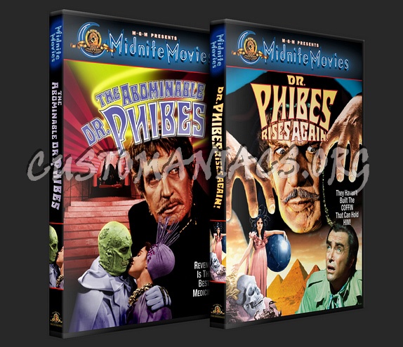 The Abominable Dr. Phibes / Dr. Phibes Rises Again dvd cover